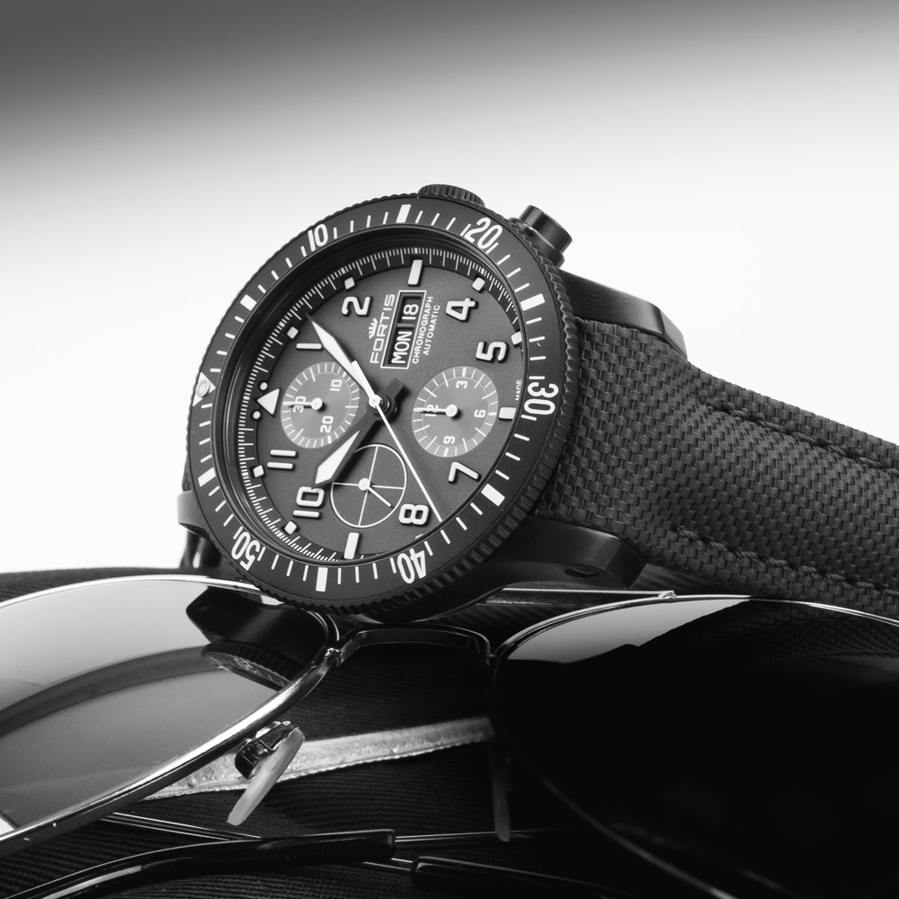 エアロマスター ミッションタイマー クロノグラフ