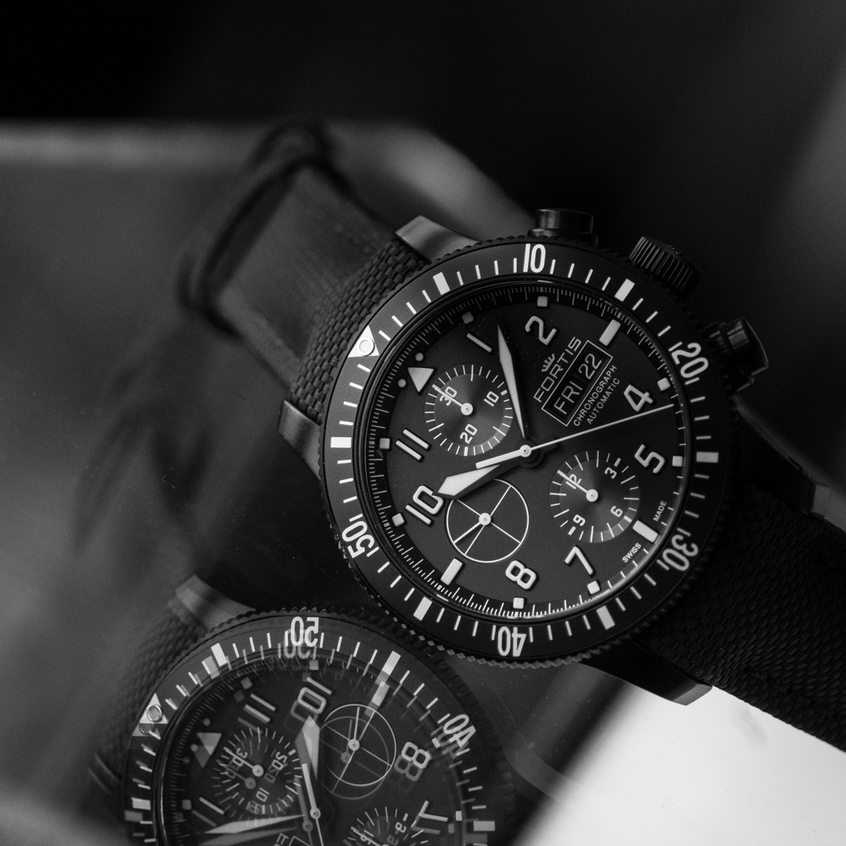 エアロマスター ミッションタイマー クロノグラフ