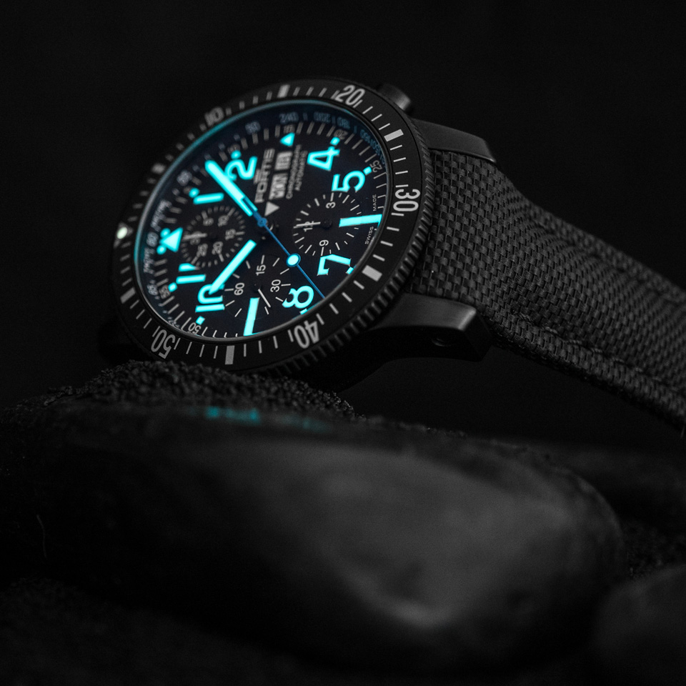 ダイバーブラック クロノグラフ