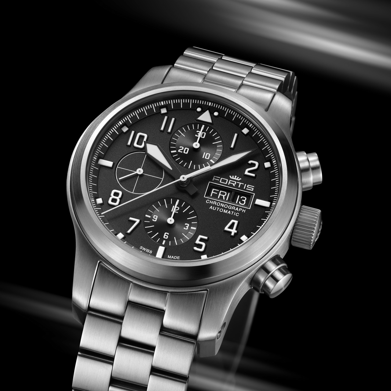 エアロマスター スチール クロノグラフ