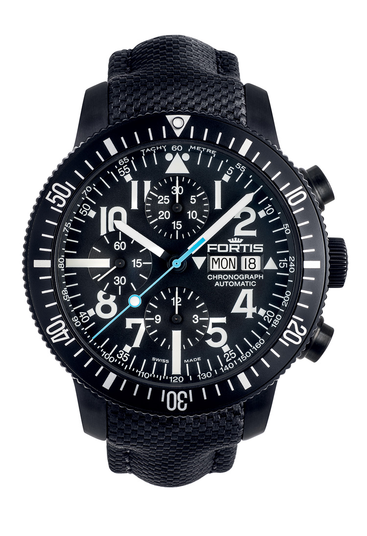 ダイバーブラック　クロノグラフ