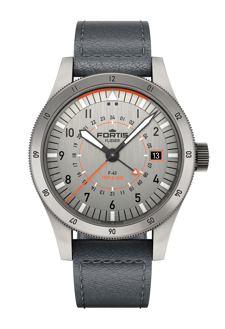 フリーガー F-43 トリプル GMT チタニウム