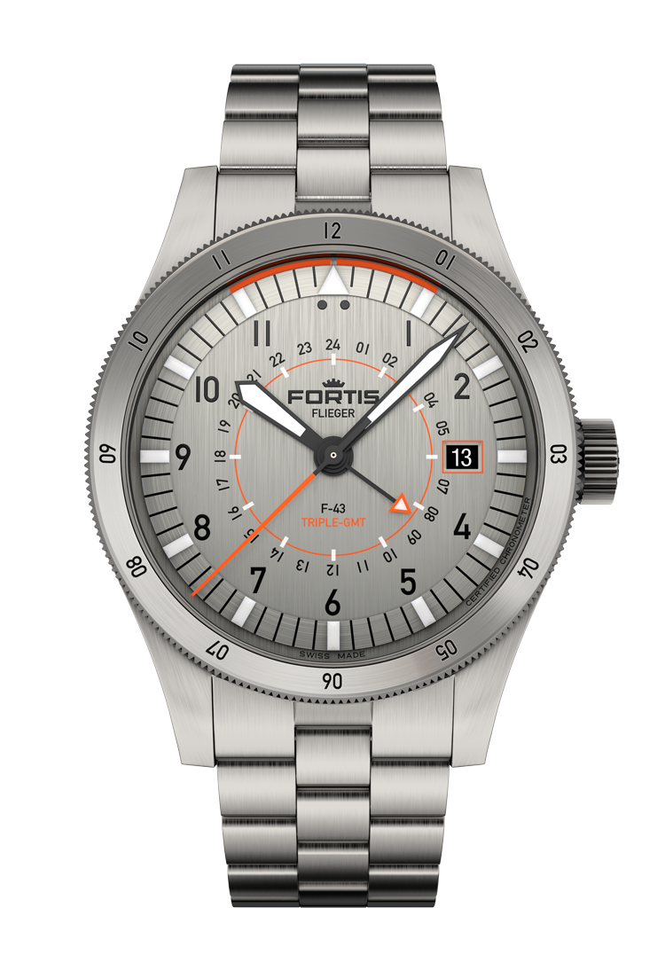 F-43 トリプル GMT チタニウム