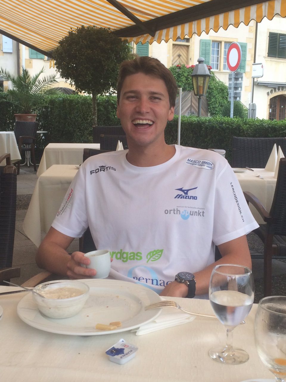 ロマノ・モンベッリ、スイマー